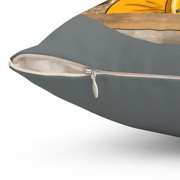Bluto Exposed "Under The D Dock" / Spun Polyester Square Pillow